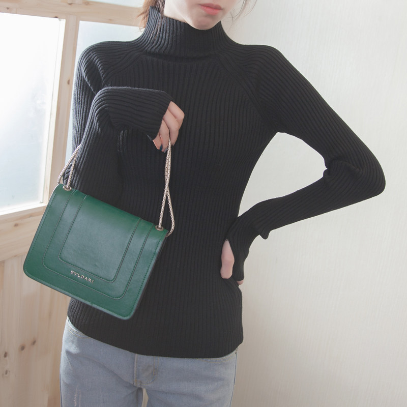 韓莉歌秋冬新款半高領毛衣套頭韓版修身針織衫內搭打底衫上衣女在類目 女裝/女士精品, 毛衣中 - 來自Buy2taobao.com提供專業的淘寶代購服務