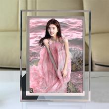 白鹿周边玻璃相框相片照片同款定制摆台摆件桌面画框生日礼物女友