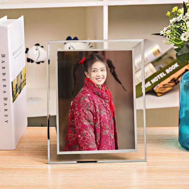 白鹿周边相片玻璃相框照片定制diy摆台摆件桌面画框图片