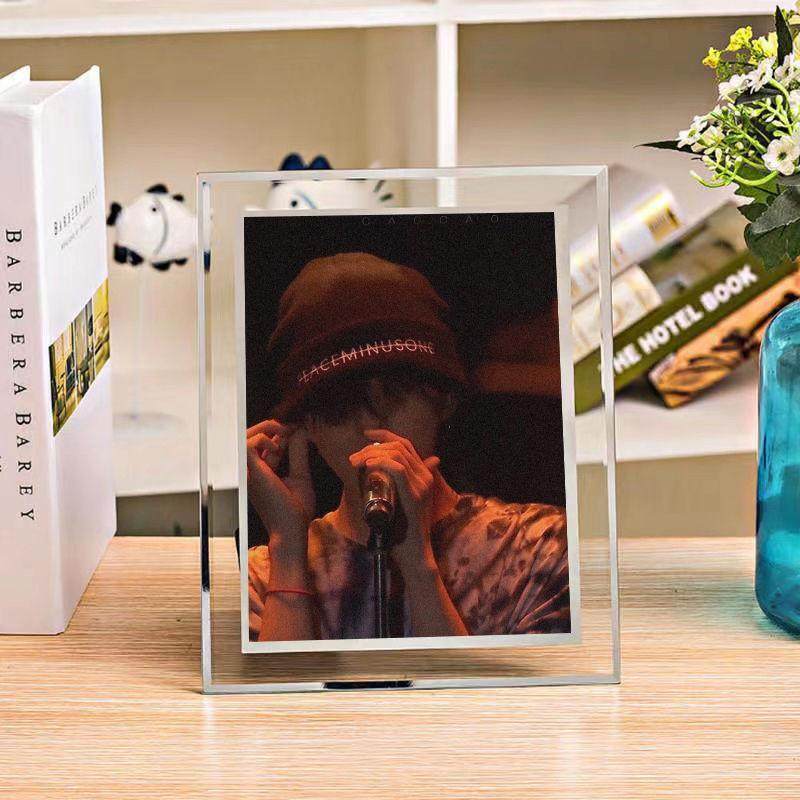 可横可竖权志龙相框小雏菊GD周边女朋友生日礼物照片bigbang水晶