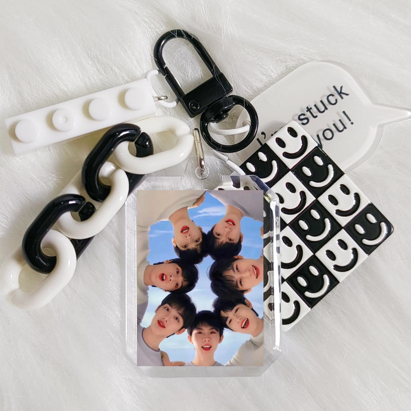 时代少年丁程鑫周边钥匙扣挂件扣学生书包挂饰应援挂饰礼物可爱