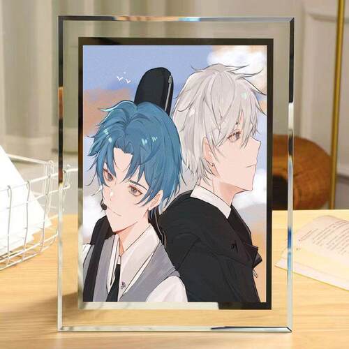 偏偏宠爱江忍谢辞周边水晶相框创意江忍孟听定制照片送生日礼物