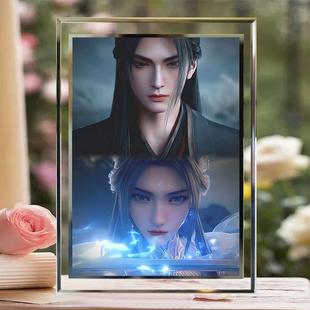 诛仙动漫碧瑶陆雪琪张小凡周边水晶相框摆件来图定制照片朋友礼物
