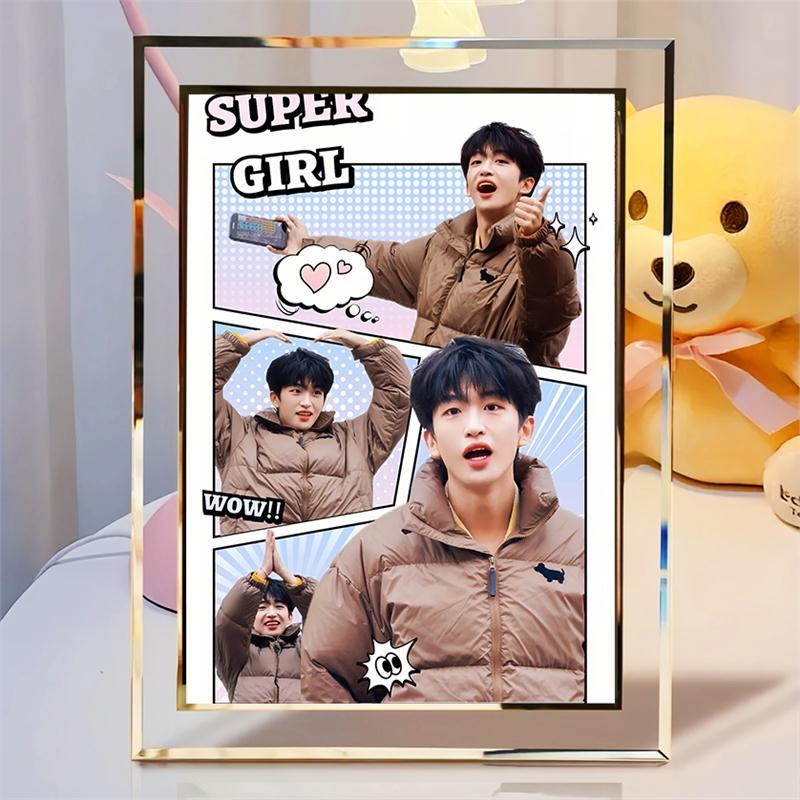 黄子弘凡水晶相框可来图定制摆台名侦探学院写真周边送同学礼物