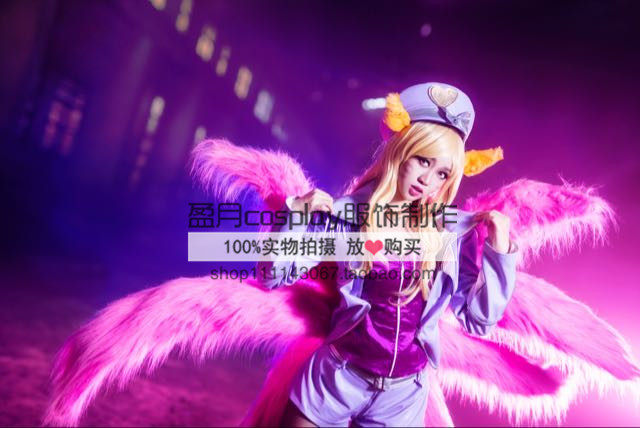 英雄联盟九尾妖狐阿狸偶像歌手皮肤cosplay服饰制作限时特价