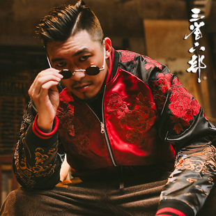 三省六部·兵部【丙午】国风生肖限定马年刺绣男士横须贺双面夹克