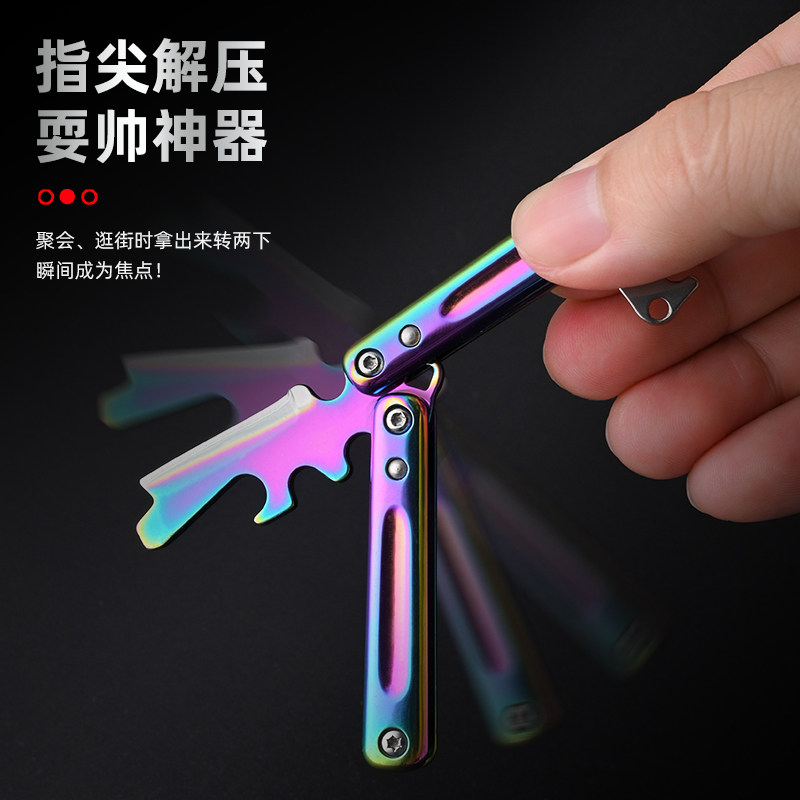 不锈钢迷你小刀钥匙扣斧头快递开箱摆件小刀迷你小刀具解压神器