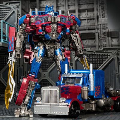 百辉变形玩具模型合金版汽车机器人金刚SS05擎天op英雄柱玩具手办