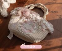 Tea Cat: In-store Stock: Treasure Box Rabbit and Cherry Sweet Pink vintage doll Style lolita dress thumbnail 4