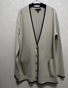 ann 大码 v领针织西服 气质小香风 女士外套 开衫 美国品牌