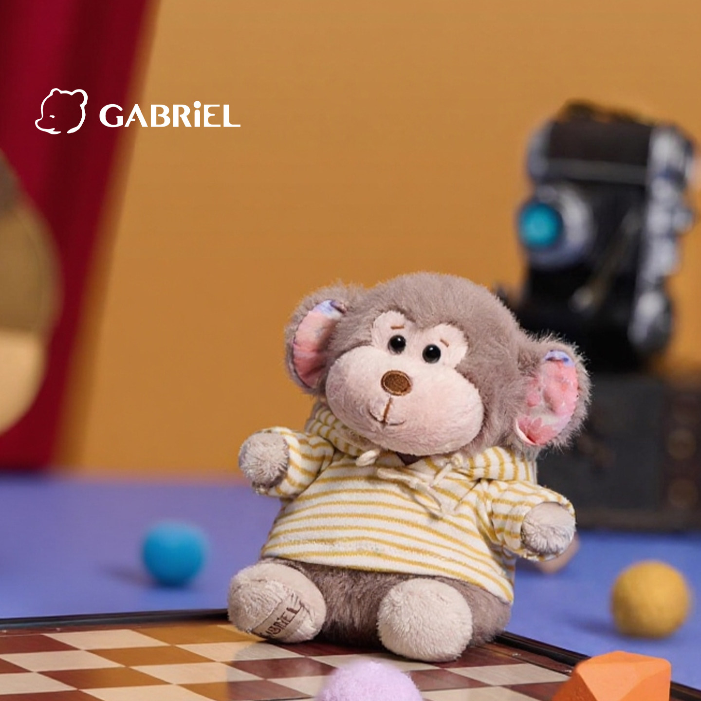 伽百利Gabriel小猴子毛绒玩具可爱生日礼物安抚娃娃旅行玩偶陪伴