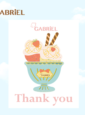 伽百利Gabriel贺卡生日祝福情人节表白纪念日【单拍无法发货】