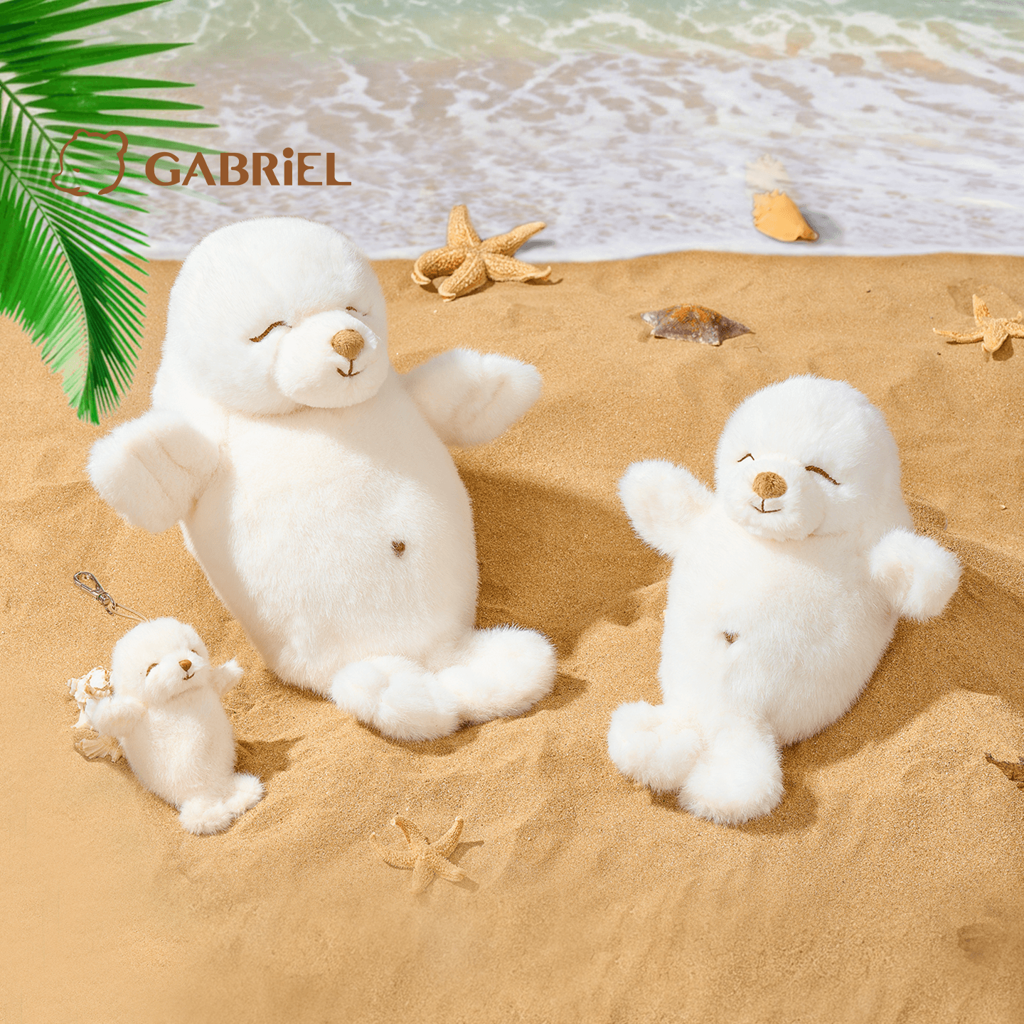 伽百利Gabriel毛绒玩具海豹公仔安抚玩偶睡觉抱枕生日礼物送女生