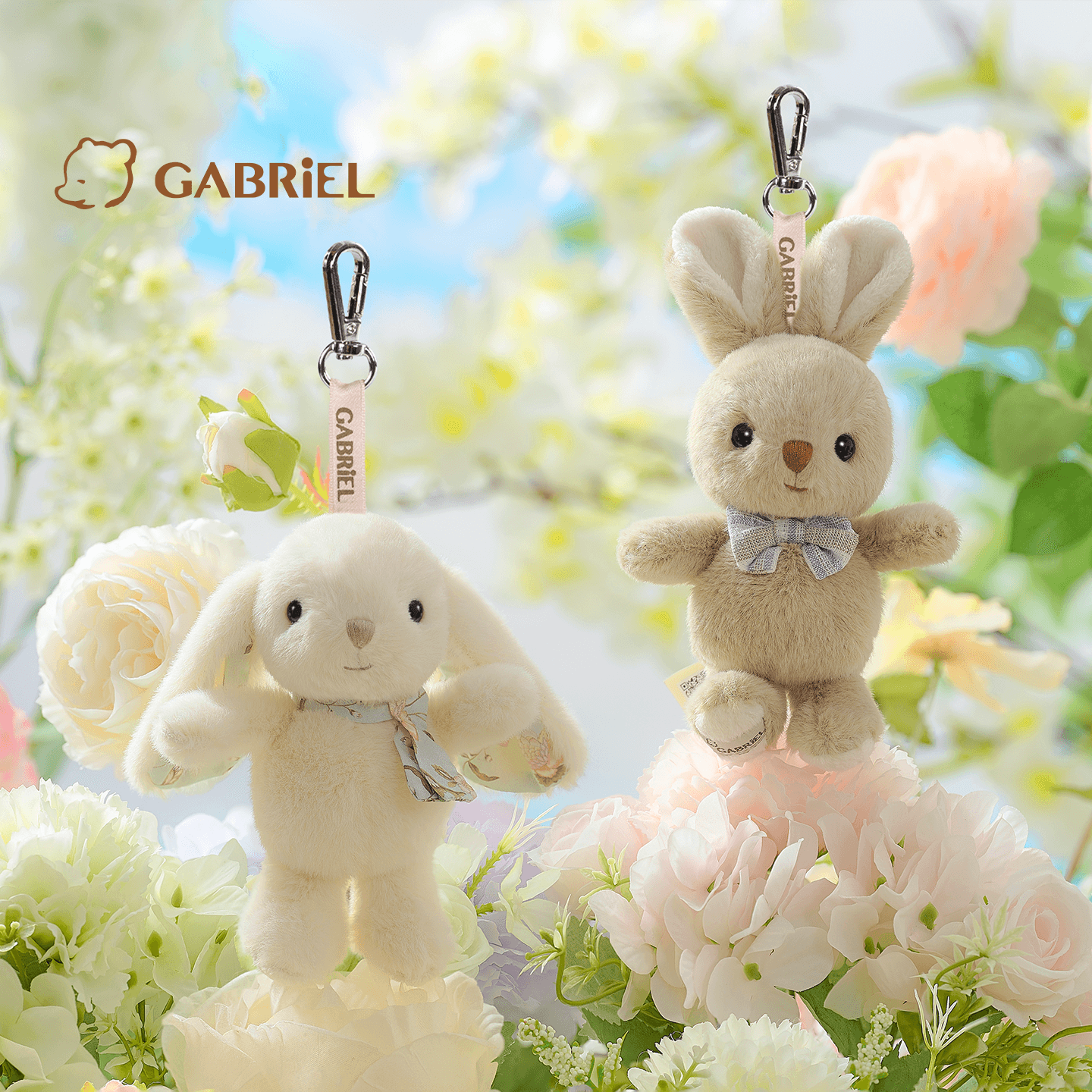 伽百利Gabriel佩恩兔毛绒玩偶包包玩具挂件生日礼物情侣送女生