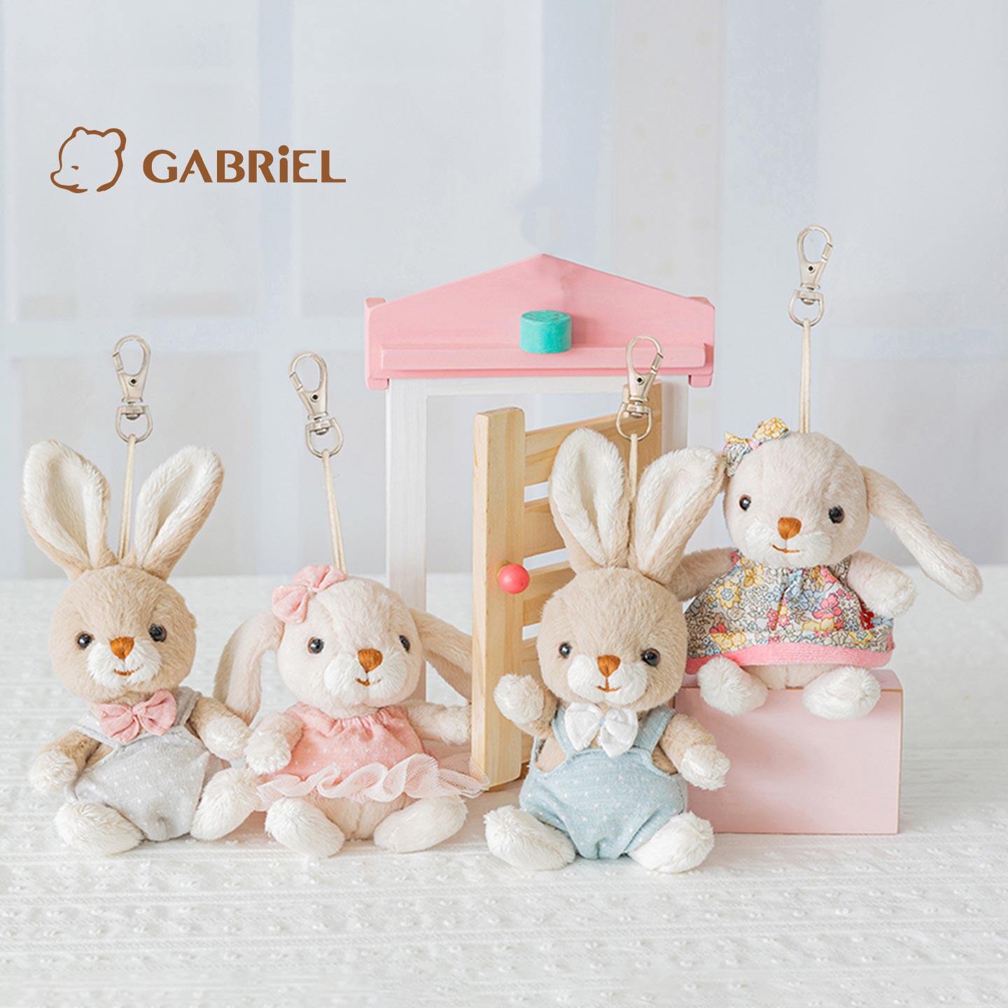 伽百利Gabriel兔兔挂件毛绒玩偶公仔毛绒玩具女生生日 节日礼物图片