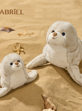 伽百利Gabriel毛绒玩具海豹公仔安抚玩偶生日送朋友女孩礼物