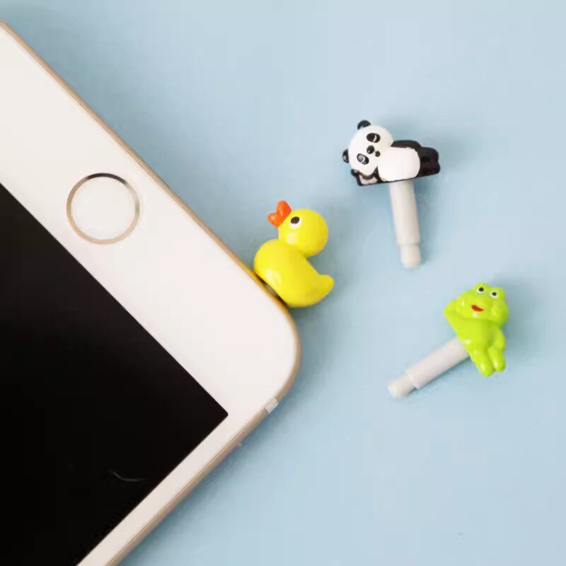 爱新潮|日本hashy创意卡通耳机孔防尘塞iPhone安卓手机装饰品礼物