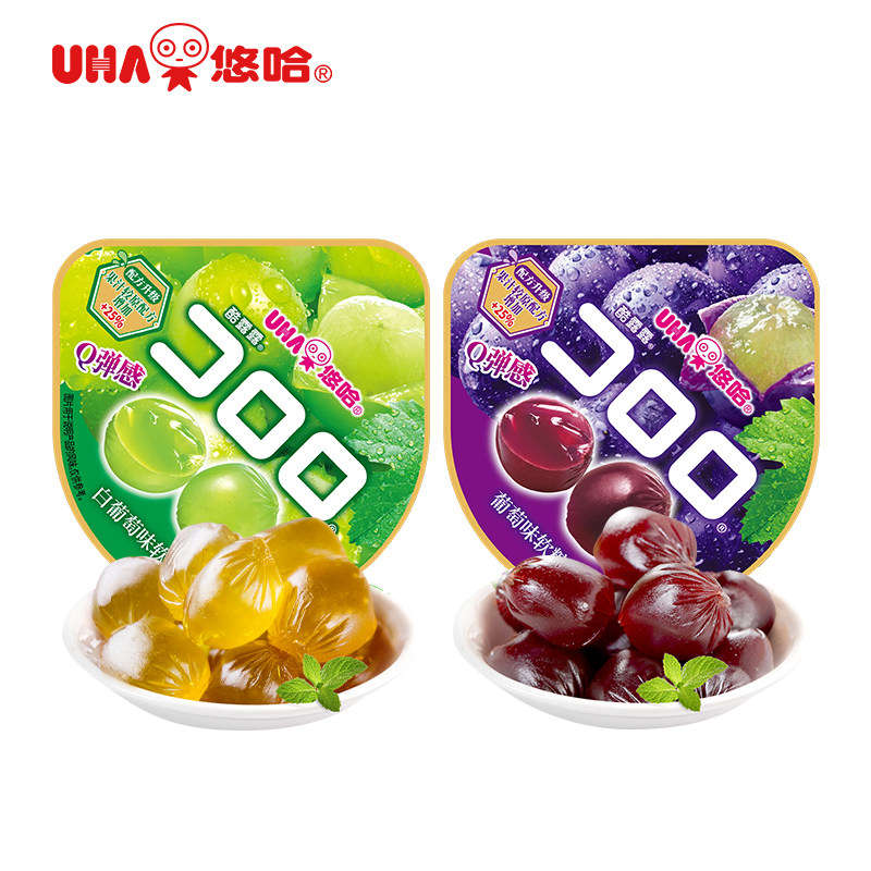 【U先】悠哈UHA酷露露果汁软糖52g喜糖爆款零食qq糖果