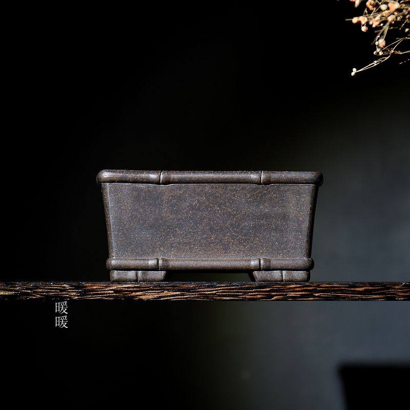 『竹节马槽』暖暖花器/特价紫砂小花盆 古铜泥系列,鲜花速递/花卉仿真/绿植园艺,花盆,淘宝优惠券,粉丝福利购,淘宝优惠卷