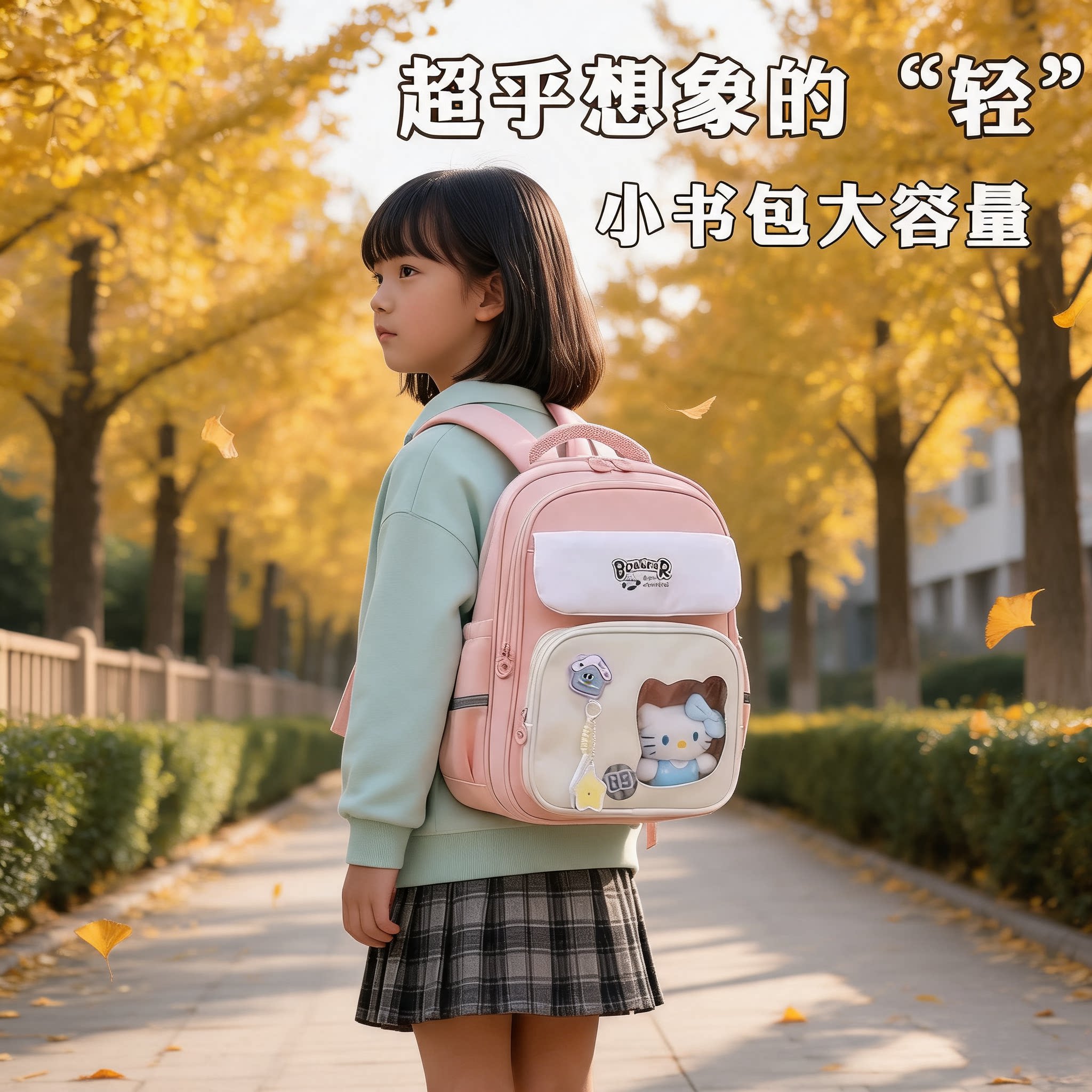这么可爱的小熊书包是谁还没收到