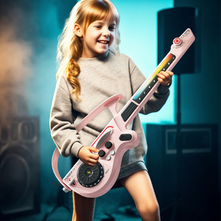 新年电子吉他儿童玩具女孩子的生日礼物十岁以上10女童小学生网红