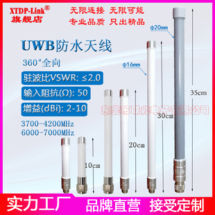 4.2G天线6 UWB全向天线3.7 7G天线UWB室外基站定位UWB信道5波段6.5G6.25 6.75G高增益低延时防水玻璃钢天线