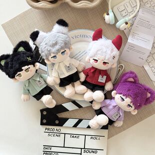 捶捶体15cm柔可衬衫 服 娃衣站姿棉花娃娃正常体海星体公仔玩偶换装