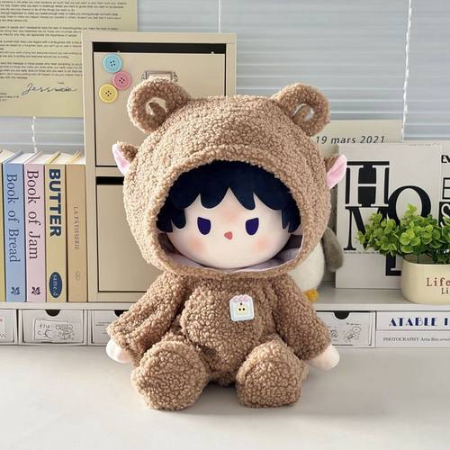 CC小羊秋冬连体爬服20cm40cm坐姿棉花娃娃一番替换衣服公仔玩偶服