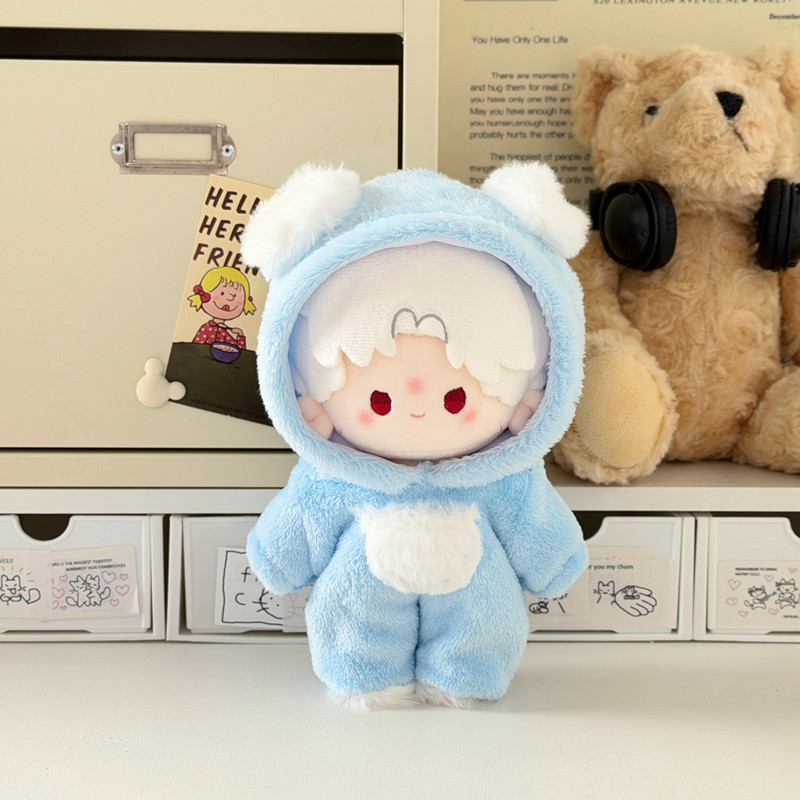 柯棋小狗娃衣正常体20cm棉花娃娃坐姿40cm娃衣一番赏玩偶换装衣服