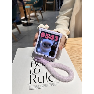 适用小米mixflip2手机壳壳膜一体荣耀magicvflip2中轴保护findn3flip女razr60三星zflip7/6华为pocket2/purax