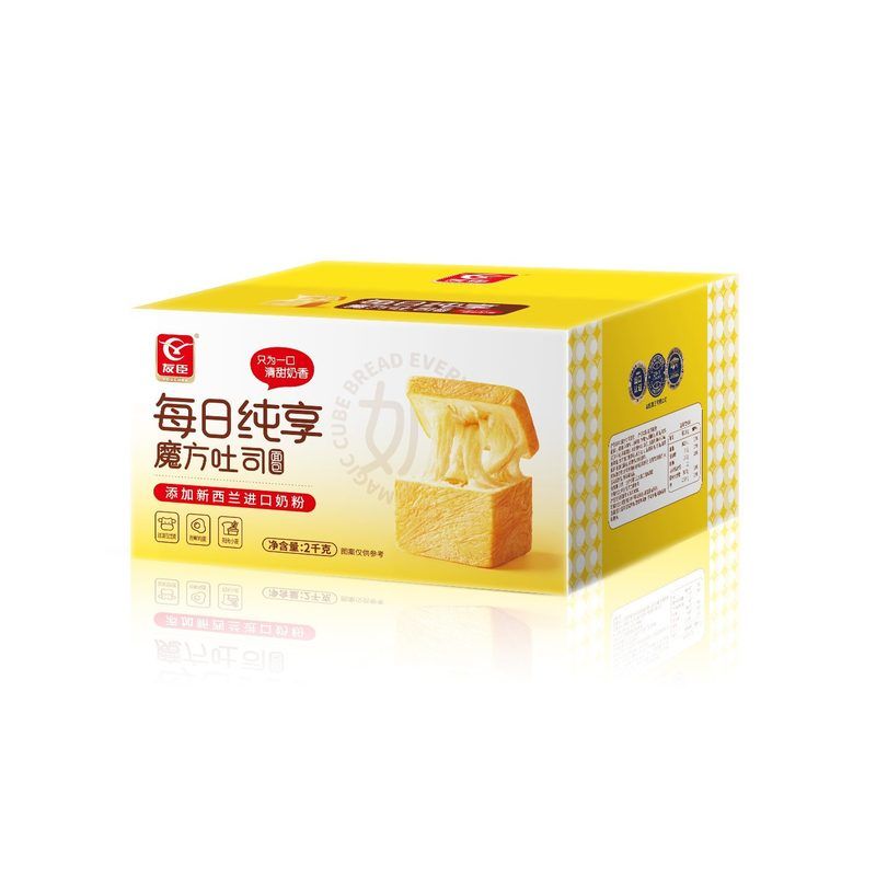 友臣2.0纯享奶香魔方吐司早餐零食茶点厂家货源供货一件代发集采