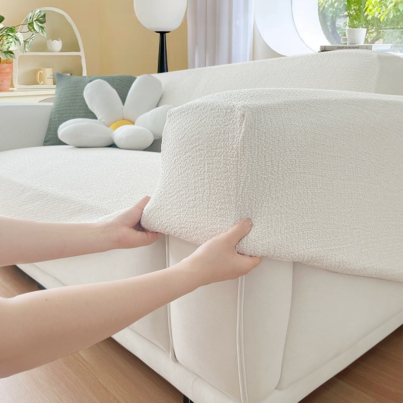懒人全包沙发套罩彷麻雪尼尔卍能防滑沙发床包笠四季通用防猫抓