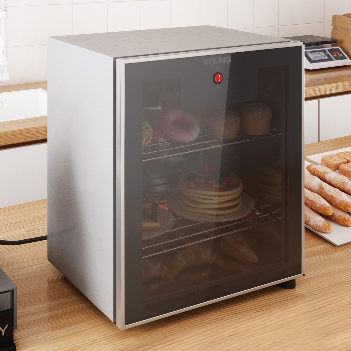 保温柜汉堡炸鸡展示柜商用