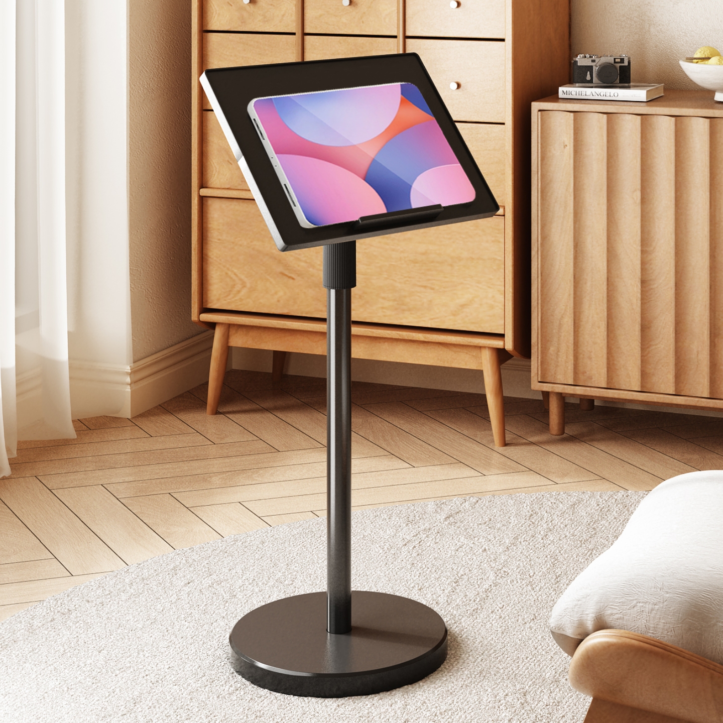 平板ipad电脑手机落地式支架通用