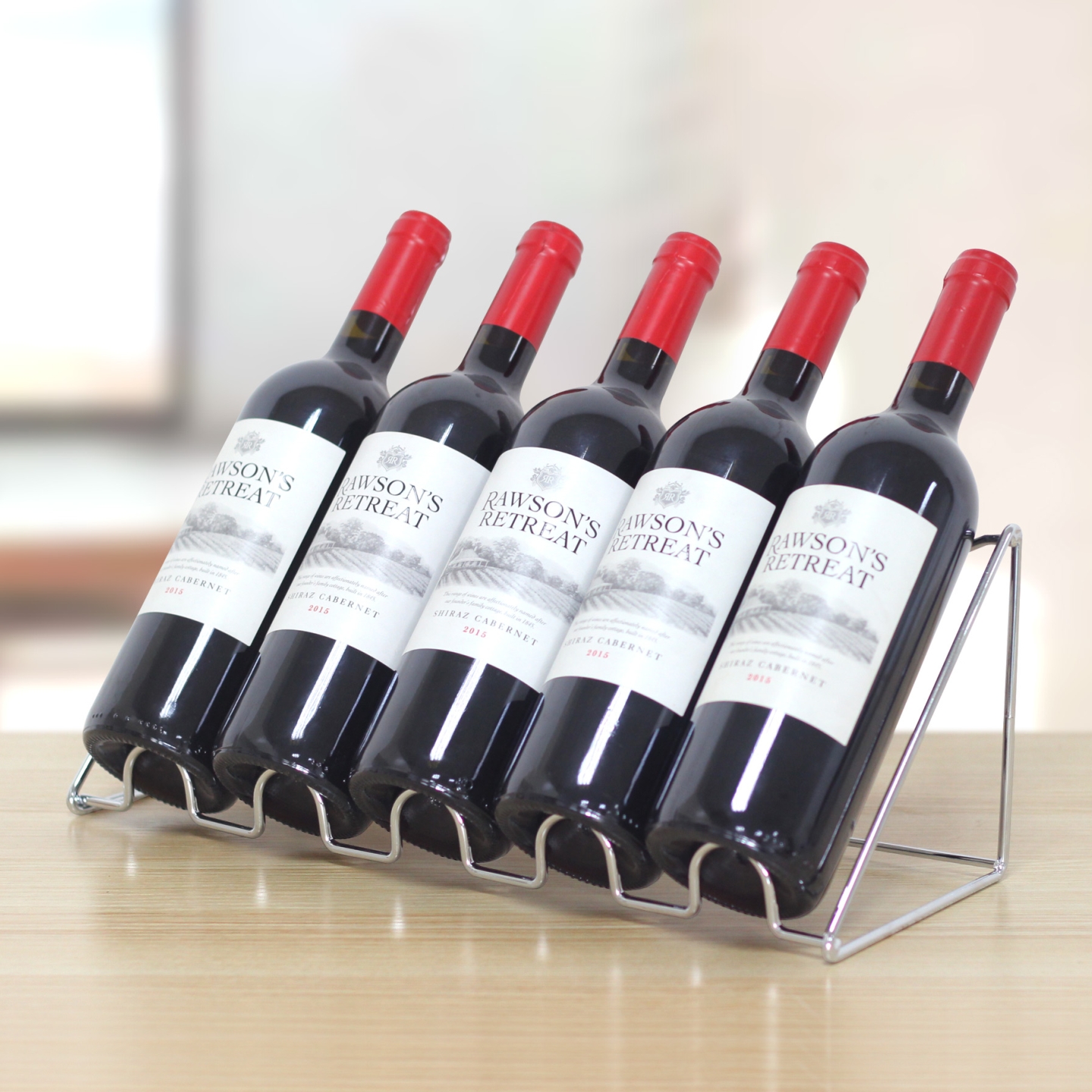 红酒架斜放展示架轻奢铁艺