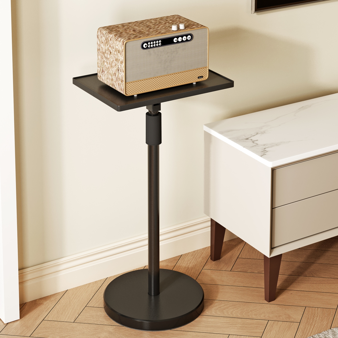 音箱支架落地音响放置托盘架