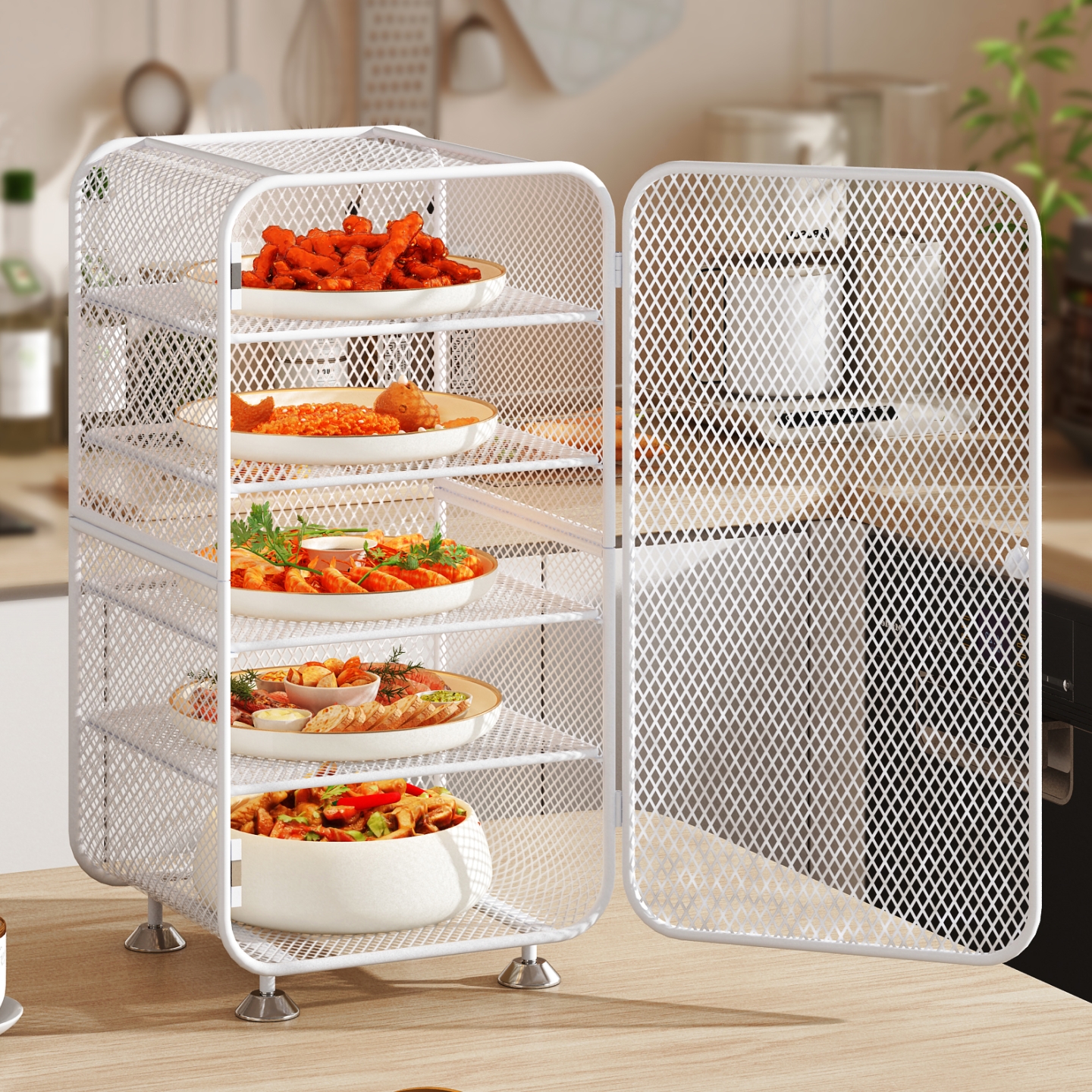 厨房饭菜罩子防苍蝇虫收纳柜