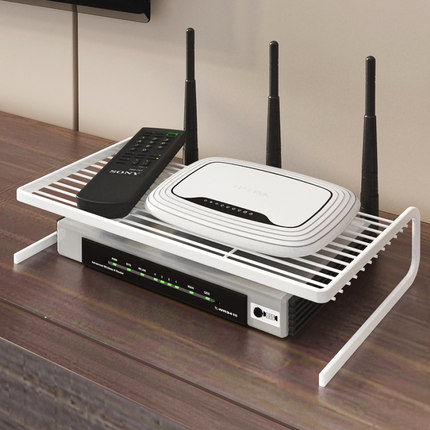 桌面光猫wifi路由器散热支架放置架收纳盒机顶盒置物架底座托架子