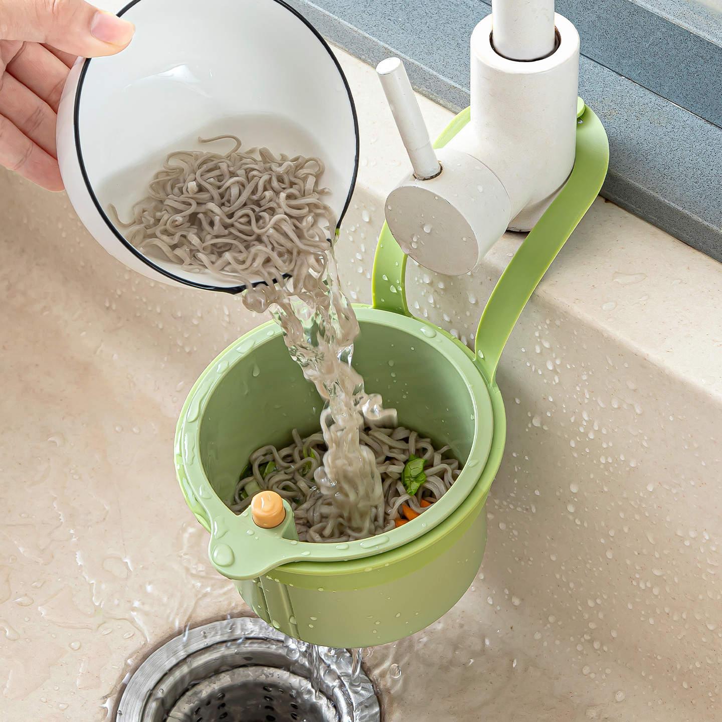 厨房剩菜残羹过滤器大水槽沥水篮