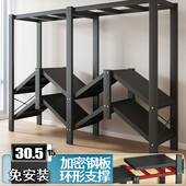 免安装 折叠布衣柜家用卧室出租房用钢架加固实用收纳衣橱简易衣柜