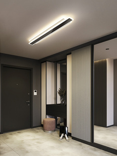 现代简约长条走廊灯入户玄关灯轻奢极简阳台衣帽间吸顶灯过道灯