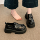 玛丽珍黑色单鞋 厚底小皮鞋 0128r 英伦风乐福鞋 法式 女2026新款 春季