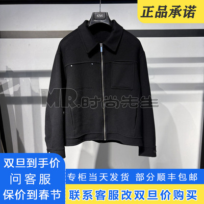 G25X064019000正品GXG男装2025冬双面羊绒羊毛短款大衣G25X064019