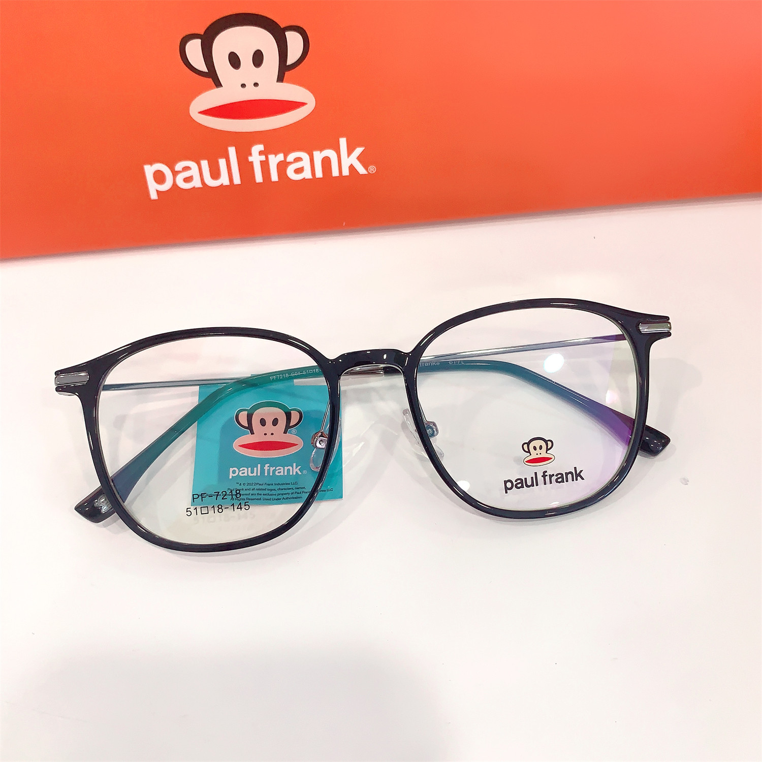 大嘴猴眼镜青少年复古超轻学生潮流多边形全框近视眼镜架 pf-7218