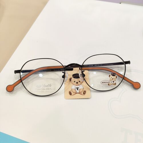 Teddy bear芭杜泰迪熊儿童眼镜框超轻可配近视离焦防控镜架T2001
