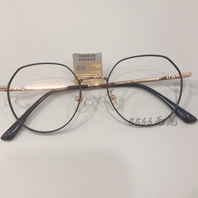 V牌超轻眼镜框超轻复古文艺可配防蓝光钛金属11克近视眼镜架9215