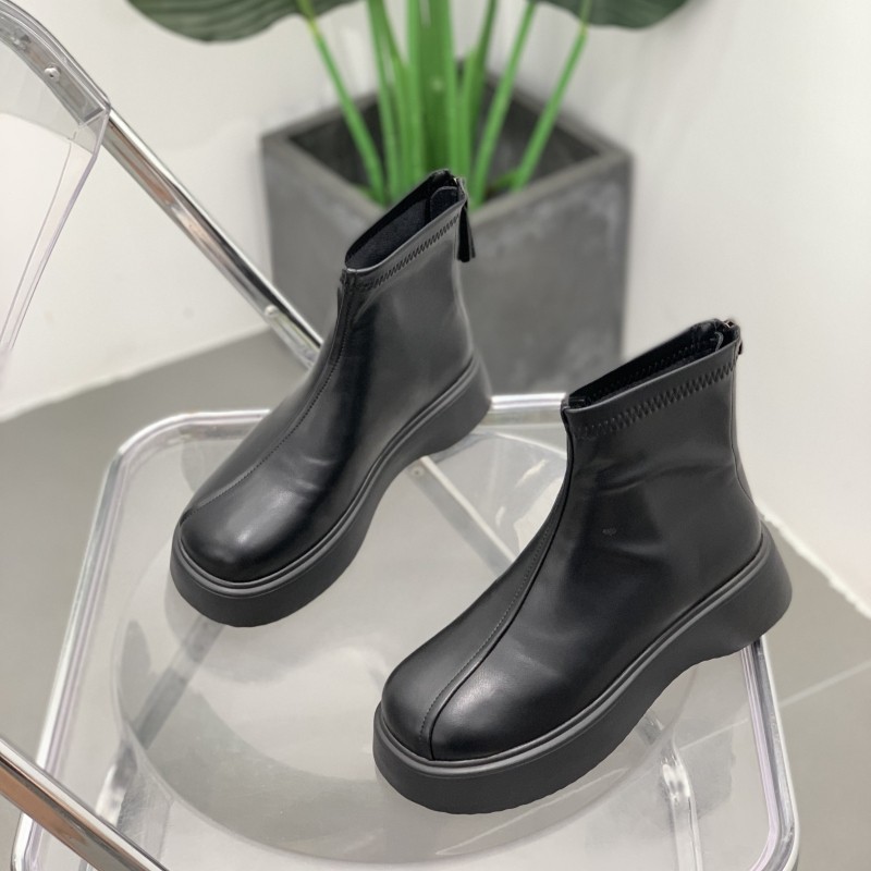 马丁靴女小个子短靴2025年秋冬加绒款瘦瘦靴厚底切尔西靴弹力靴子,女鞋,马丁靴,淘宝优惠券,粉丝福利购,淘宝优惠卷