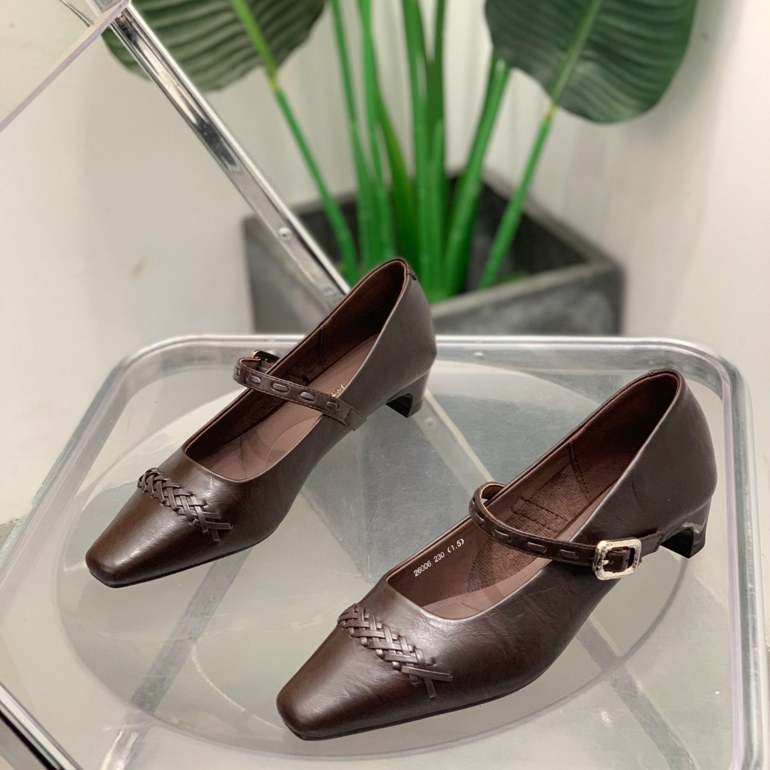 法式复古方头玛丽珍鞋女2026年春季新款百搭小皮鞋粗跟气质单鞋,女鞋,玛丽珍鞋,淘宝优惠券,粉丝福利购,淘宝优惠卷