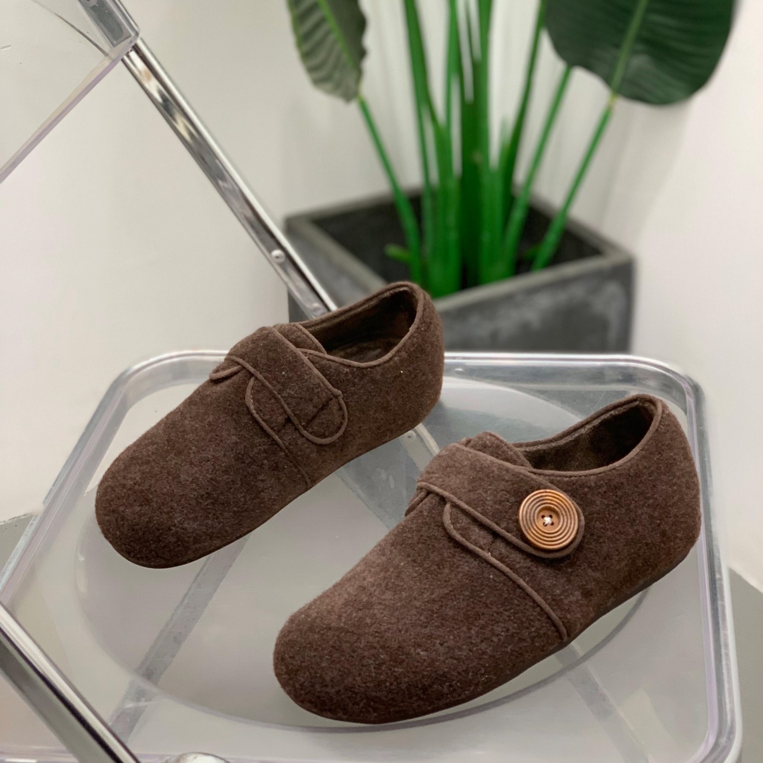 厚底勃肯鞋女百搭舒适一脚蹬单鞋