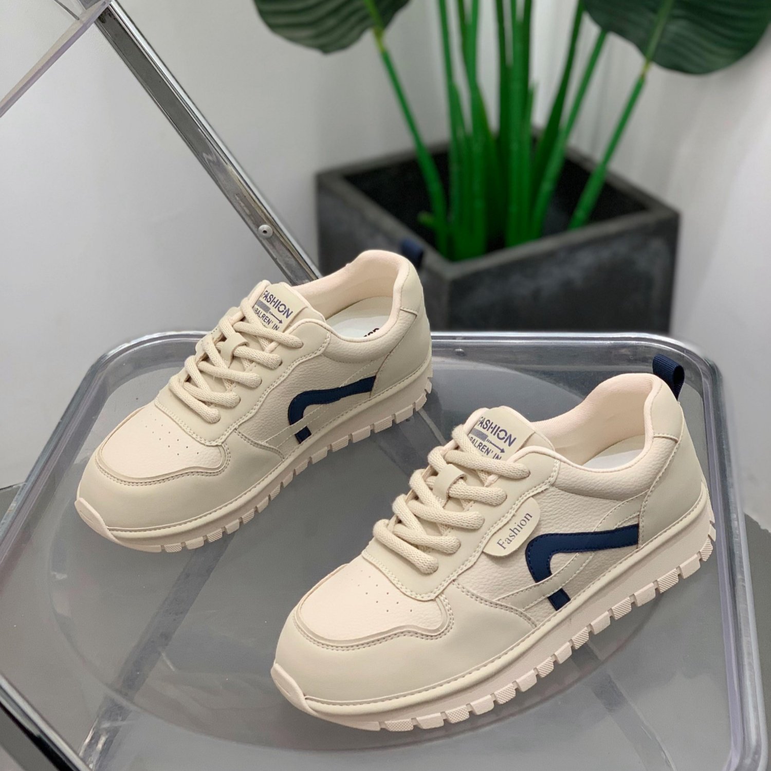 真皮百搭阿甘鞋女2025年冬季轻便德训鞋厚底增高显瘦运动休闲女鞋,女鞋,时尚休闲鞋,淘宝优惠券,粉丝福利购,淘宝优惠卷